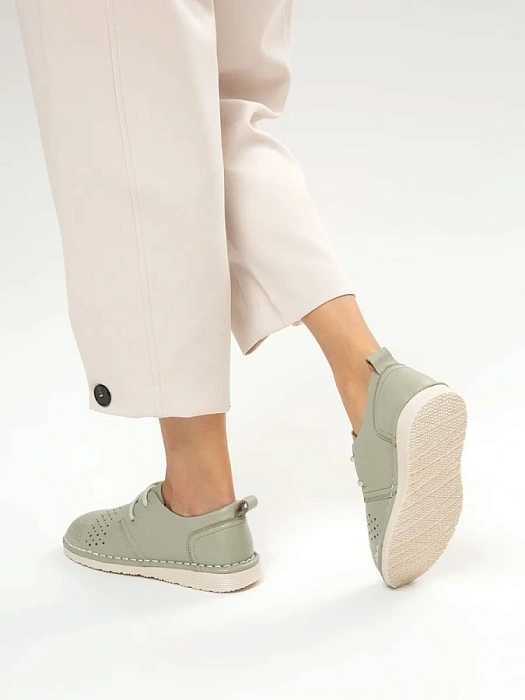 Женские туфли basic SOFIA-ALEXANDRA оливковые, артикул SA16792-WL/8-1