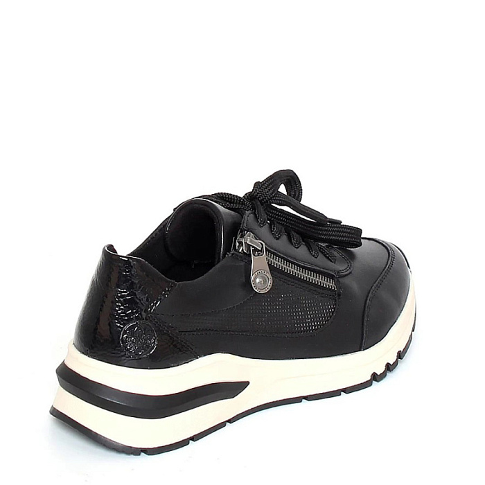 Женские кроссовки RIEKER черные, артикул M6613-00