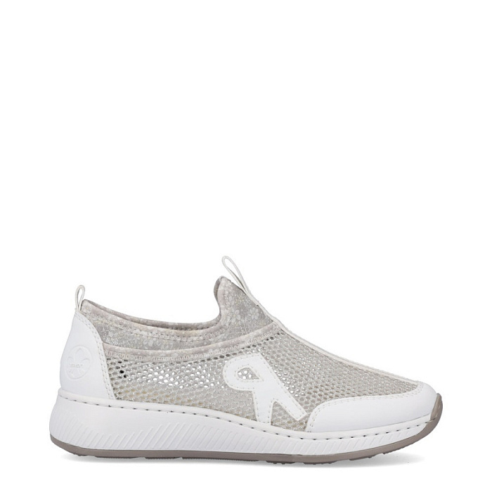 Женские кроссовки RIEKER белые, артикул N5554-81