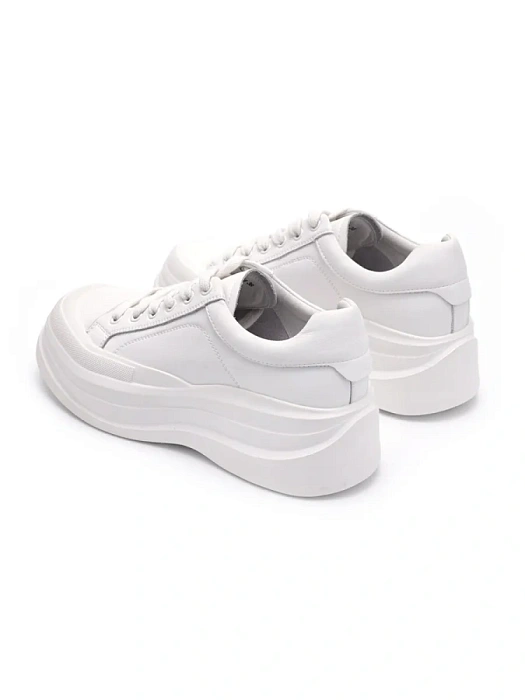 Женские кеды FEDERICA RODARI белые, артикул 42E-HY102-3B