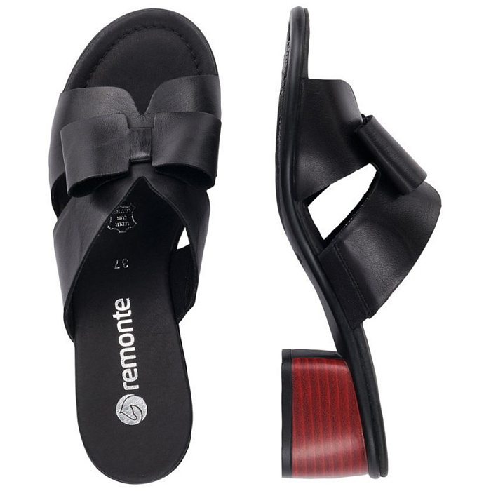 Женские сабо REMONTE черные, артикул R8759-01