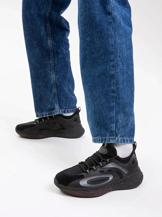 Мужские кроссовки BRUNO RENZONI  черные, артикул VK63-162554