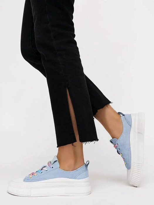 Женские кеды SOFIA-ALEXANDRA голубые, артикул SA12803-WB/8