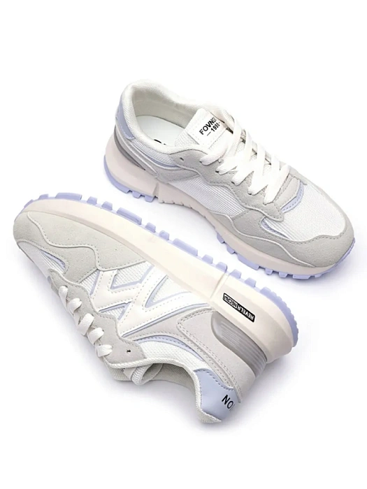 Женские кроссовки eObuv белые/серые, артикул DWZ-S24-LC4-08-3