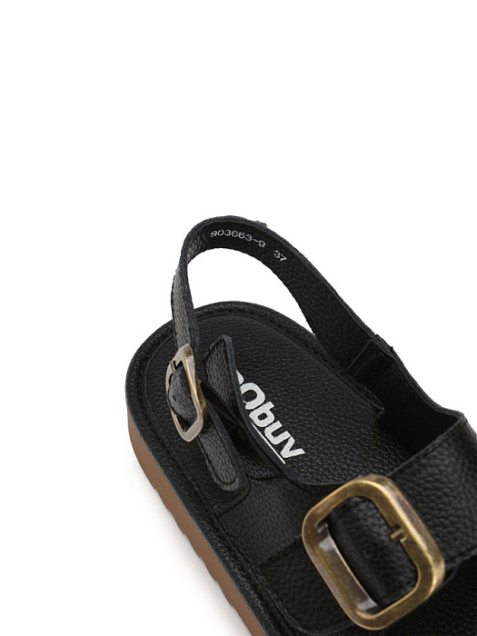 Женские сандалии eObuv черные, артикул 903663-9