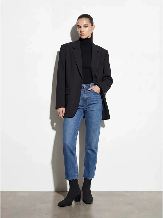 Женские ботинки SOFIA-ALEXANDRA черные, артикул 38E-HF885-A