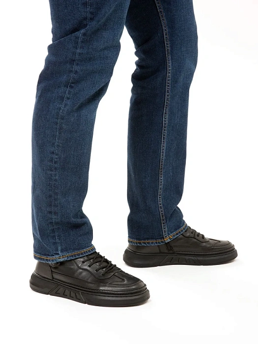 Мужские кеды BRUNO RENZONI  черные, артикул JJ22709-1-ZM