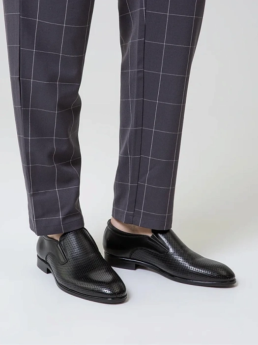 Мужские туфли BRUNO RENZONI  черные, артикул 5529B-916A