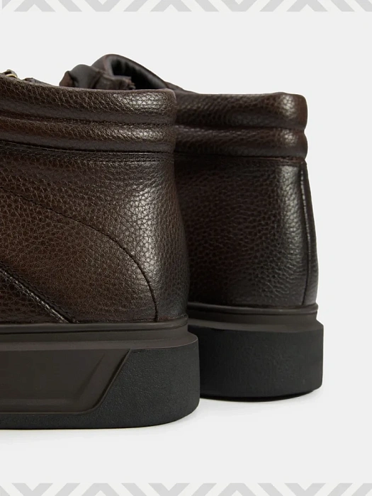 Мужские ботинки BRUNO RENZONI  коричневые, артикул DF2323-116