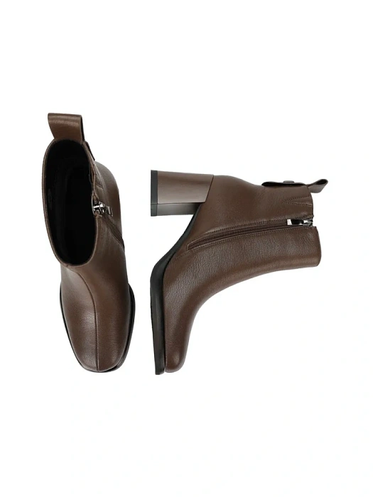 Женские ботильоны FEDERICA RODARI коричневые, артикул 7E-3C512-361B