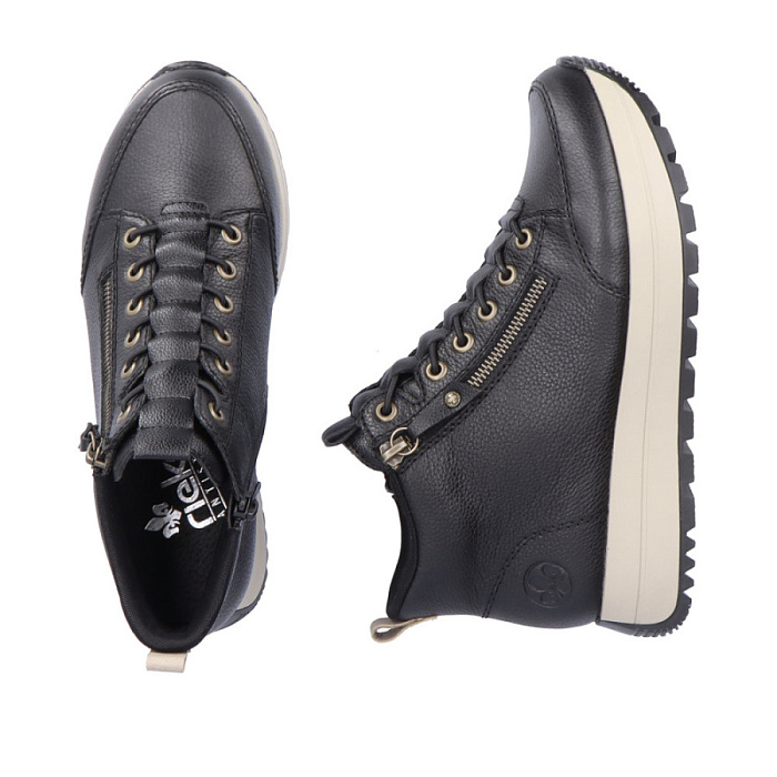 Женские ботинки basic RIEKER черные, артикул N4050-00