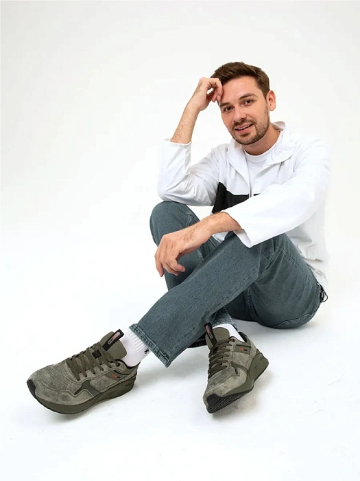 Мужские кроссовки STROBBS хаки, артикул C3631-19