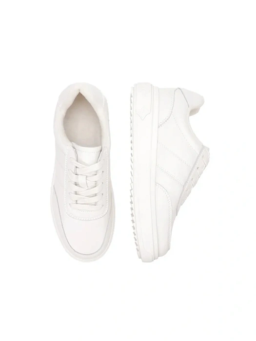 Женские кроссовки FEDERICA RODARI белые, артикул 42E-306-21D