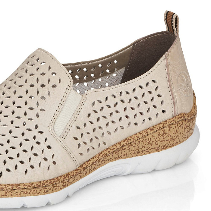 Женские туфли RIEKER бежевые, артикул N4251-60