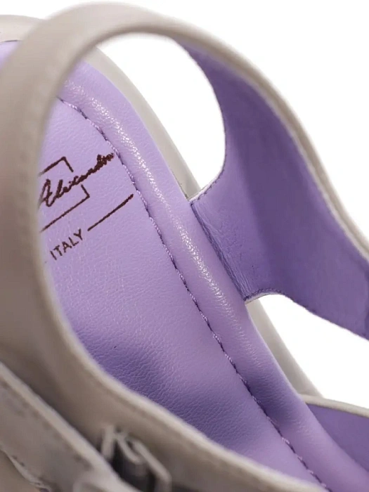 Женские босоножки  SOFIA-ALEXANDRA серые, артикул MDS23-HCLM3-052-2