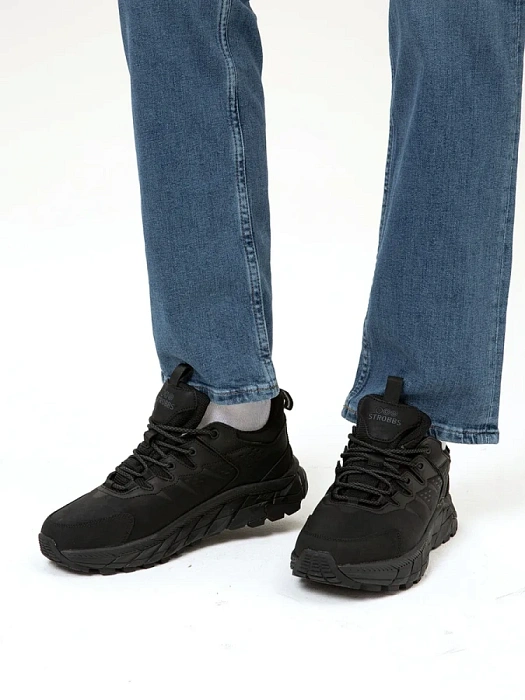 Мужские кроссовки STROBBS черные, артикул C3616-3