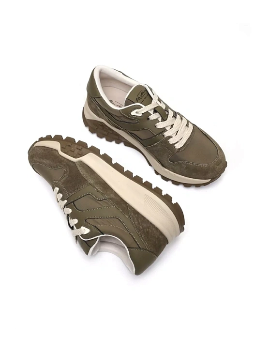 Женские кроссовки SOFIA-ALEXANDRA зеленые, артикул SA18563-WT/8