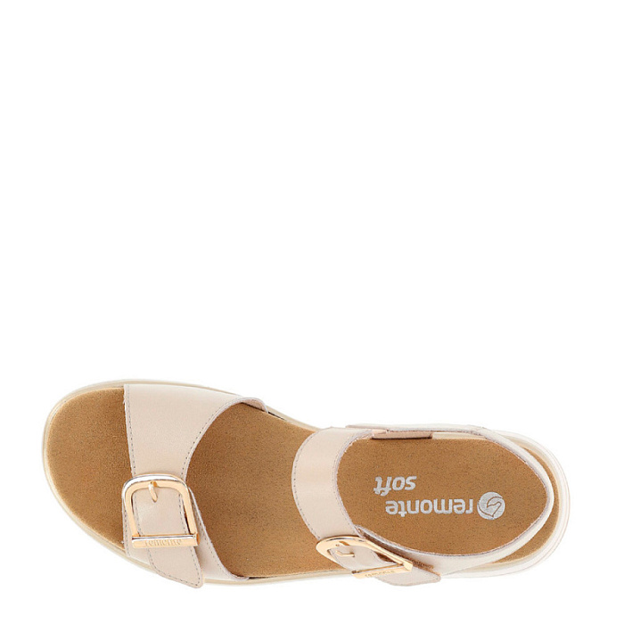 Женские сандалии REMONTE бежевые, артикул D1J51-80