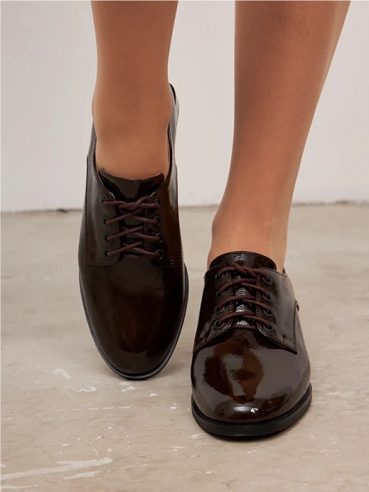 Женские туфли FEDERICA RODARI коричневые, артикул FD4E-1051-301