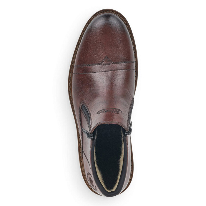 Мужские ботинки basic RIEKER коричневые, артикул 12194-25