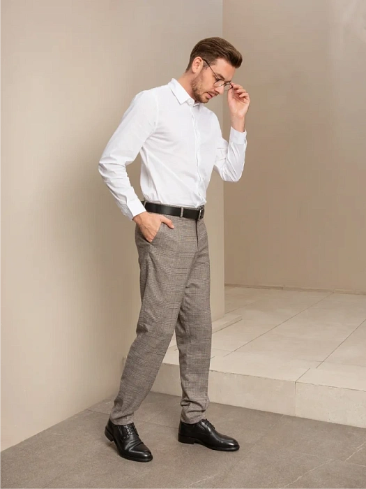 Мужские туфли BRUNO RENZONI  черные, артикул 24118-35-F198X