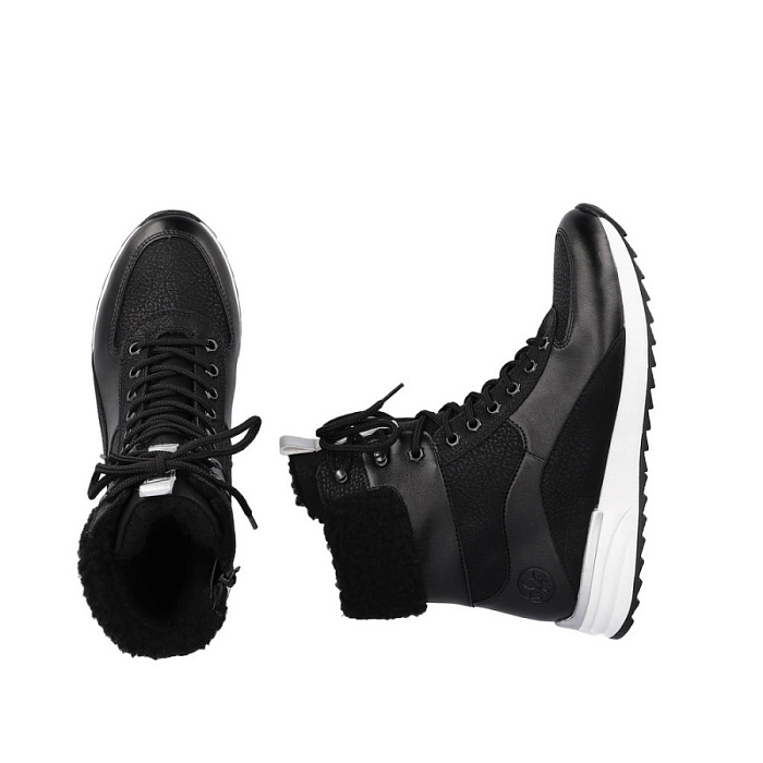 Женские ботинки basic RIEKER черные, артикул X8003-00