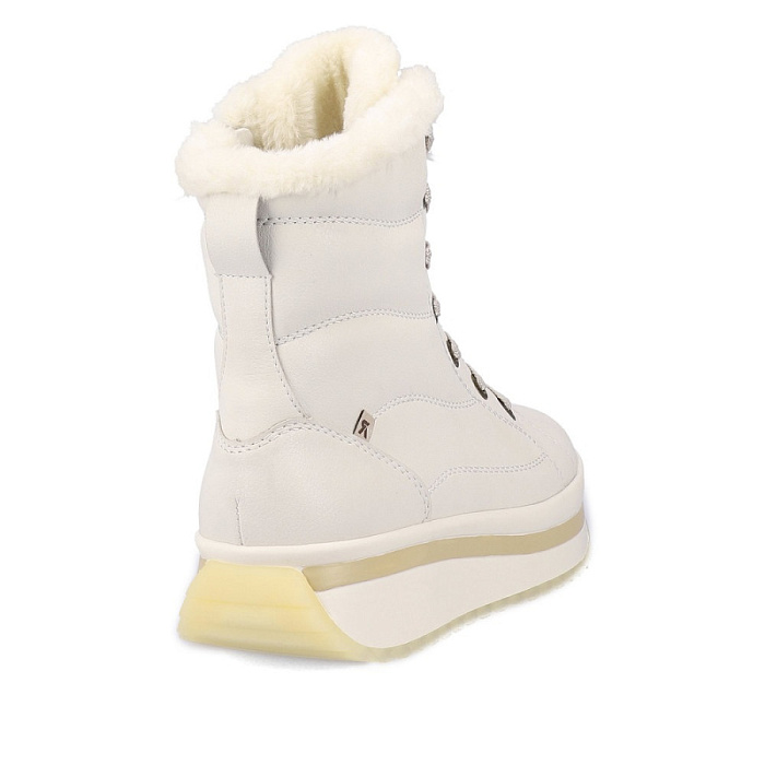 Женские ботинки basic RIEKER белые, артикул W0963-80