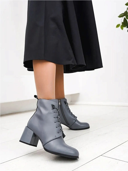 Женские ботильоны FEDERICA RODARI серые, артикул 4E-1057-305