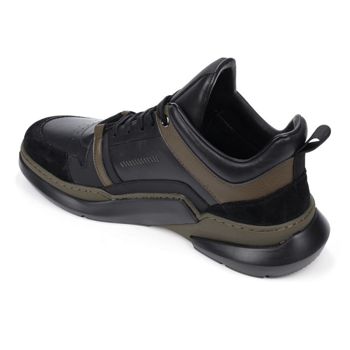 Мужские ботинки basic BRUNO RENZONI  черные, артикул Q076X-2D-R