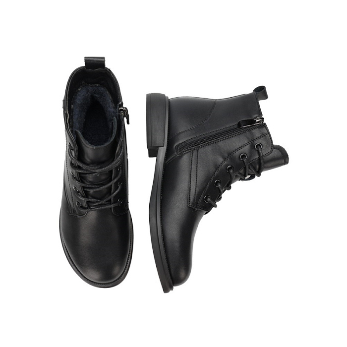Женские ботинки basic FEDERICA RODARI черные, артикул 42E-H505-1A