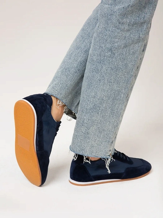 Женские кроссовки SOFIA-ALEXANDRA синие, артикул LT191-2-1-B