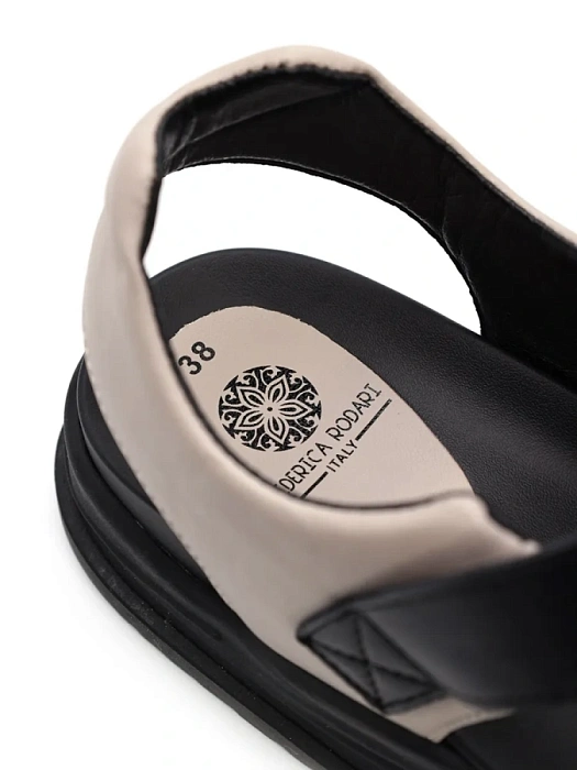 Женские сандалии FEDERICA RODARI серые, артикул 42E-2361-3F