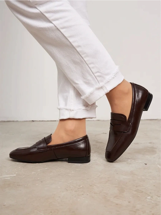 Женские туфли FEDERICA RODARI коричневые, артикул 4E-5136-202B-25W