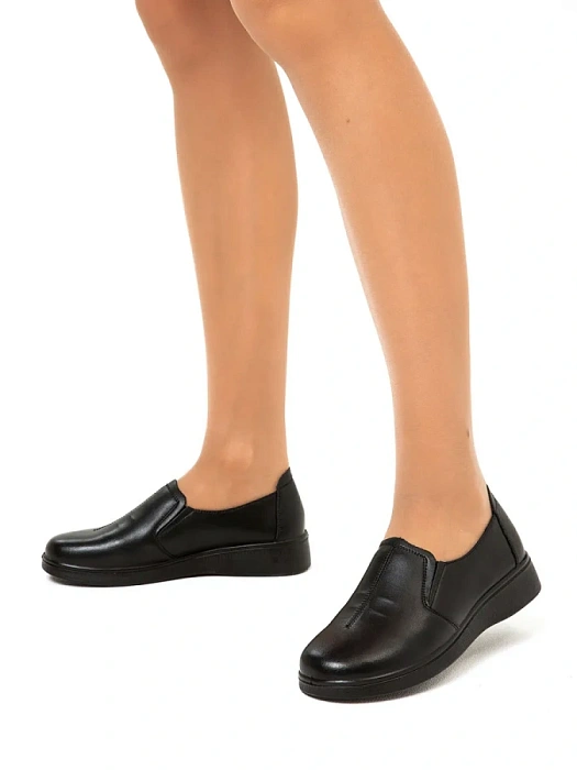 Женские туфли Donna Daniella  черные, артикул EH319-020