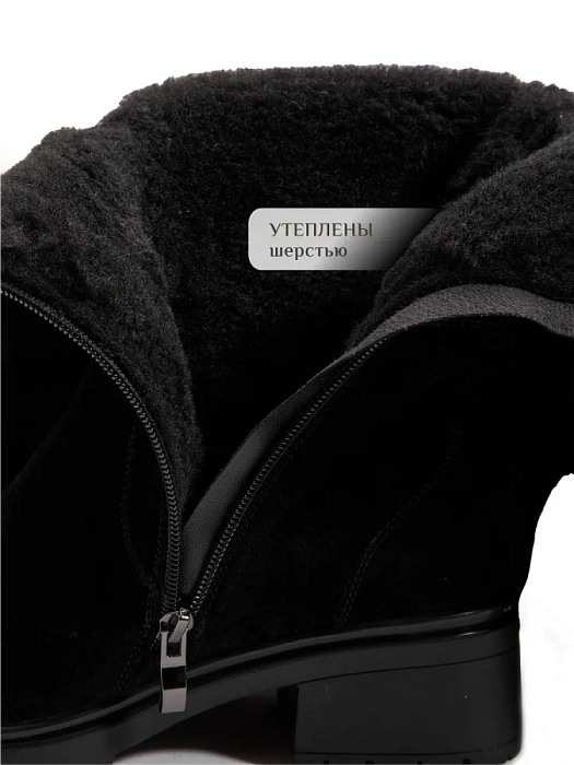 Женские сапоги eObuv черные, артикул LCW24-BWLM3-010B(L)