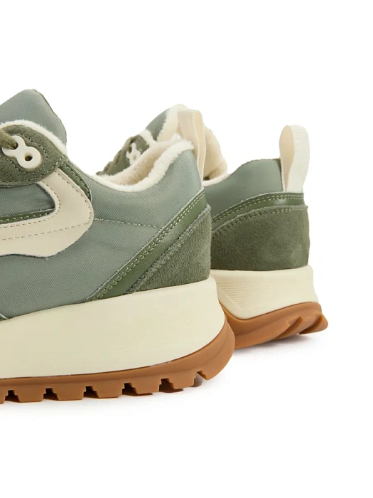 Женские кроссовки FEDERICA RODARI хаки, артикул 10BSY010