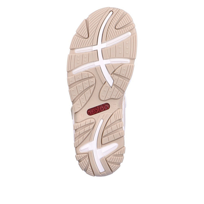 Женские сандалии RIEKER бежевые, артикул 68866-62