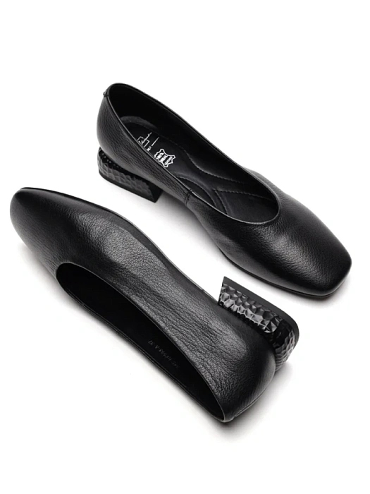 Женские балетки SOFIA-ALEXANDRA черные, артикул 38E-HF593-A