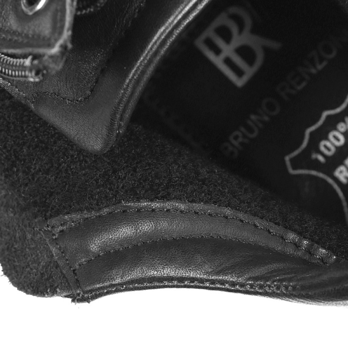 Мужские ботинки BRUNO RENZONI  черные, артикул 115-793-262-2