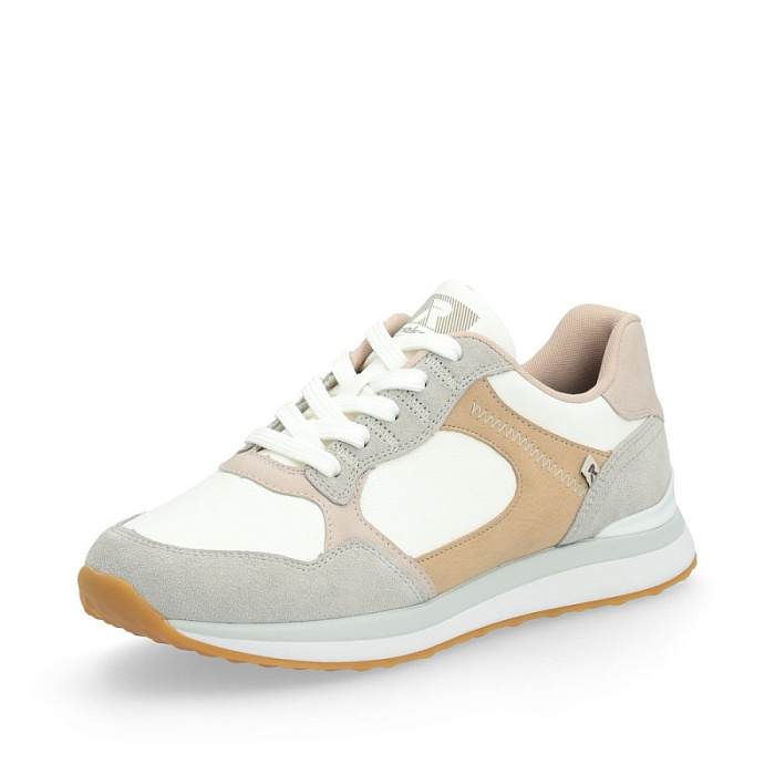 Женские кроссовки RIEKER белые, артикул 42508-81