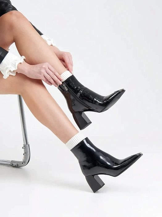 Женские ботильоны FEDERICA RODARI черные, артикул 7E-5C485-5-25W