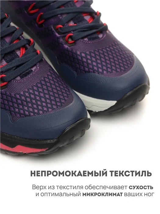 Женские кроссовки RS SPORT фиолетовые, артикул LH21A-221W-2/violet