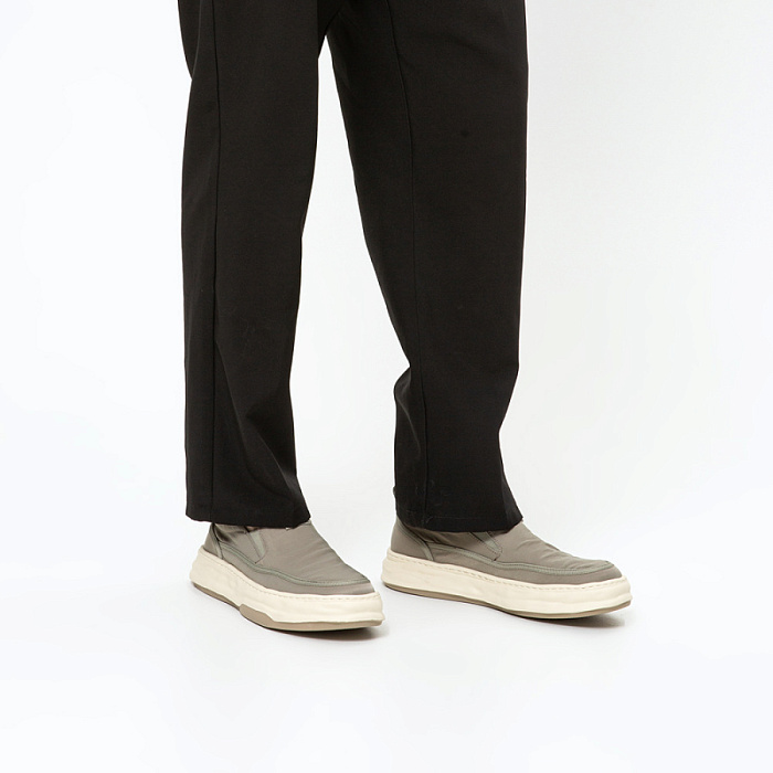 Мужские слипоны BRUNO RENZONI  серые, артикул BR16764-MT