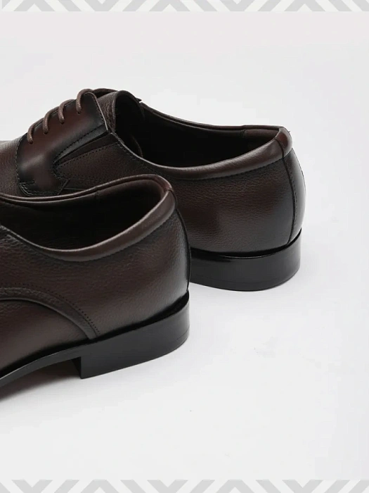 Мужские дерби BRUNO RENZONI  коричневые, артикул YS397A-H07B-NP-1