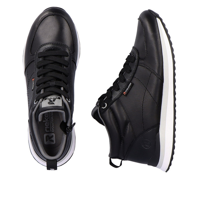 Женские ботинки basic RIEKER черные, артикул 42570-00