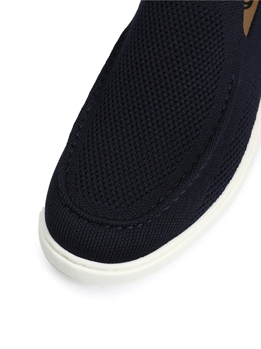 Мужские слипоны BRUNO RENZONI  синие, артикул BR20532-MB