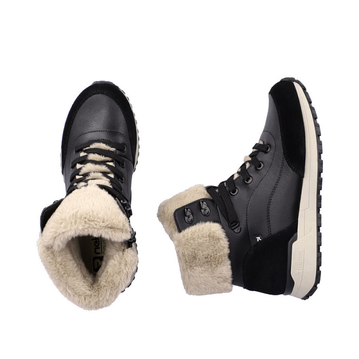 Женские ботинки basic RIEKER черные, артикул W0670-00