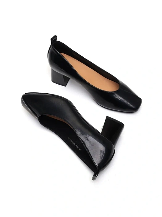 Женские туфли лодочки basic Donna Daniella  черные, артикул 42-TME27-54-501