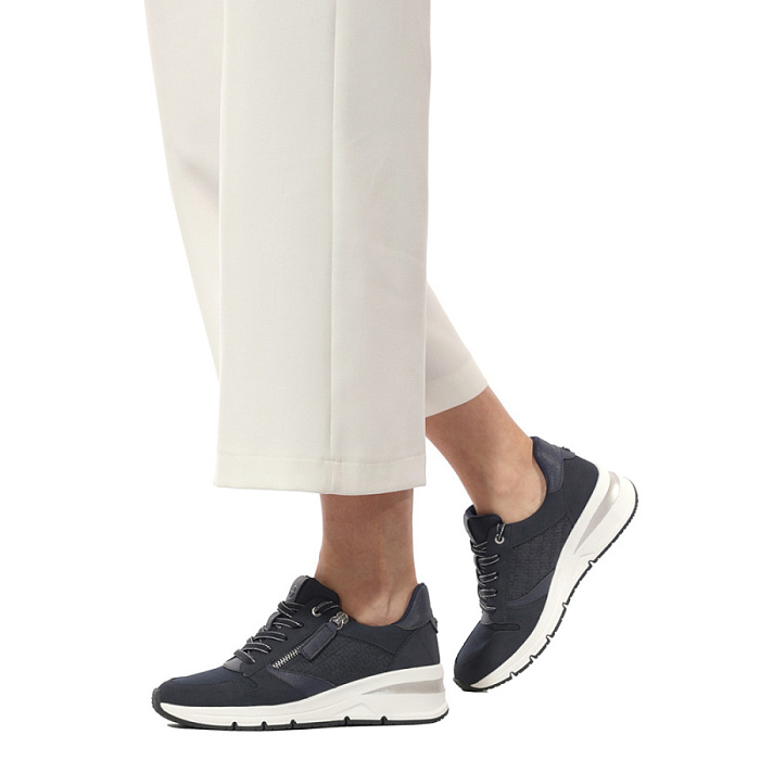 Женские кроссовки TAMARIS синие, артикул 1-1-23702-20-890