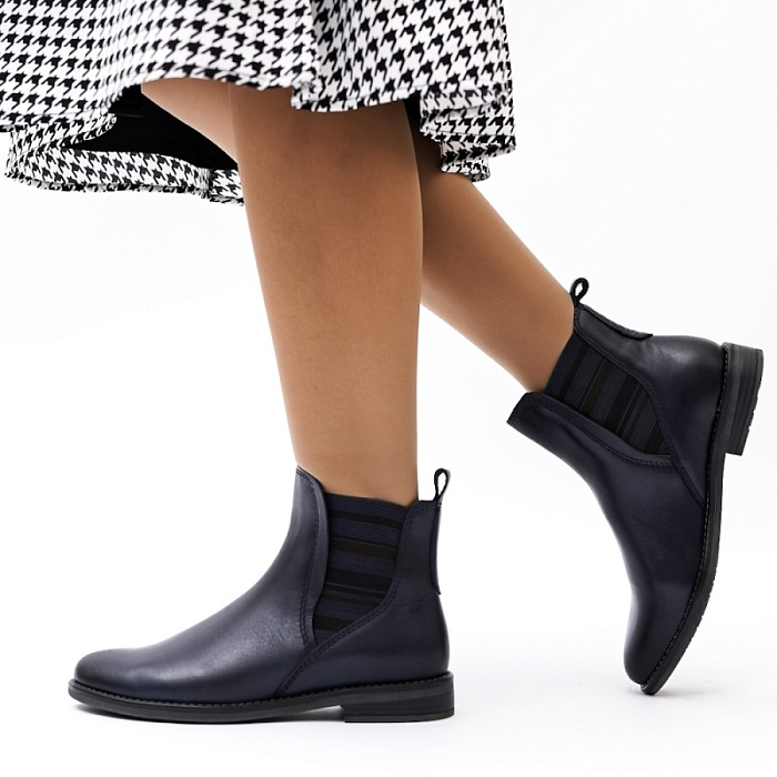 Женские челси MARCO TOZZI синие, артикул 2-25366-41-805